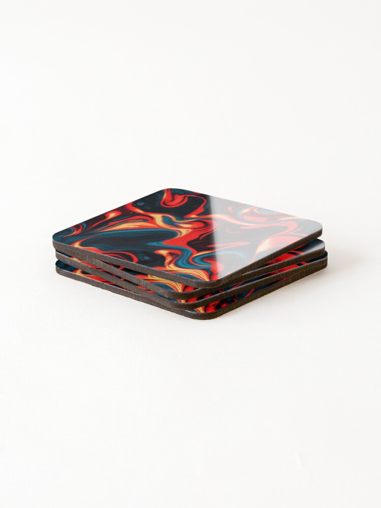 Thumbnail 4 of 5, Coasters (Set of 4), Color Combination Pattern designed and sold by BuraxisDesigns.