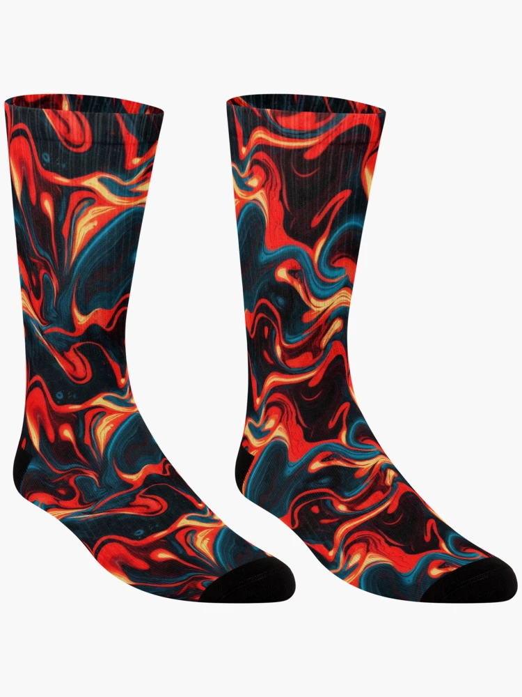 Thumbnail 3 of 5, Socks, Color Combination Pattern designed and sold by BuraxisDesigns.