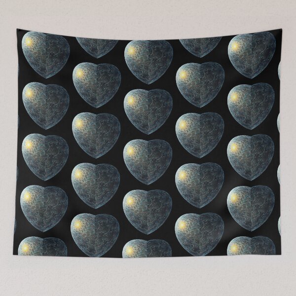 Item preview, A starry night - Fractal Heart - Fine Print designed and sold by jade-cooper-art.