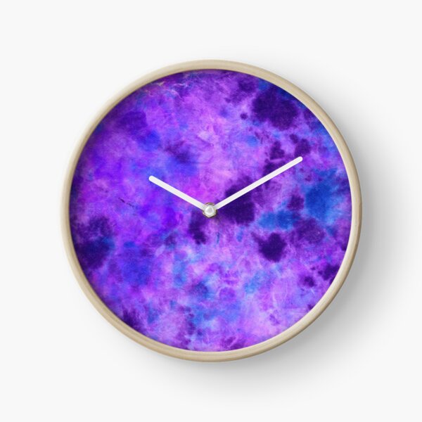 Tanzanite DyeBlot Clock
