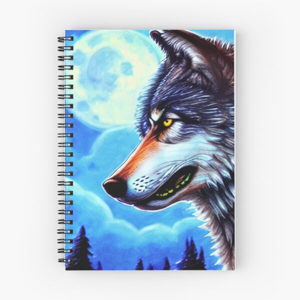 Item preview, Wolf Forest Moon 1 designed and sold by MMwolfdogden.