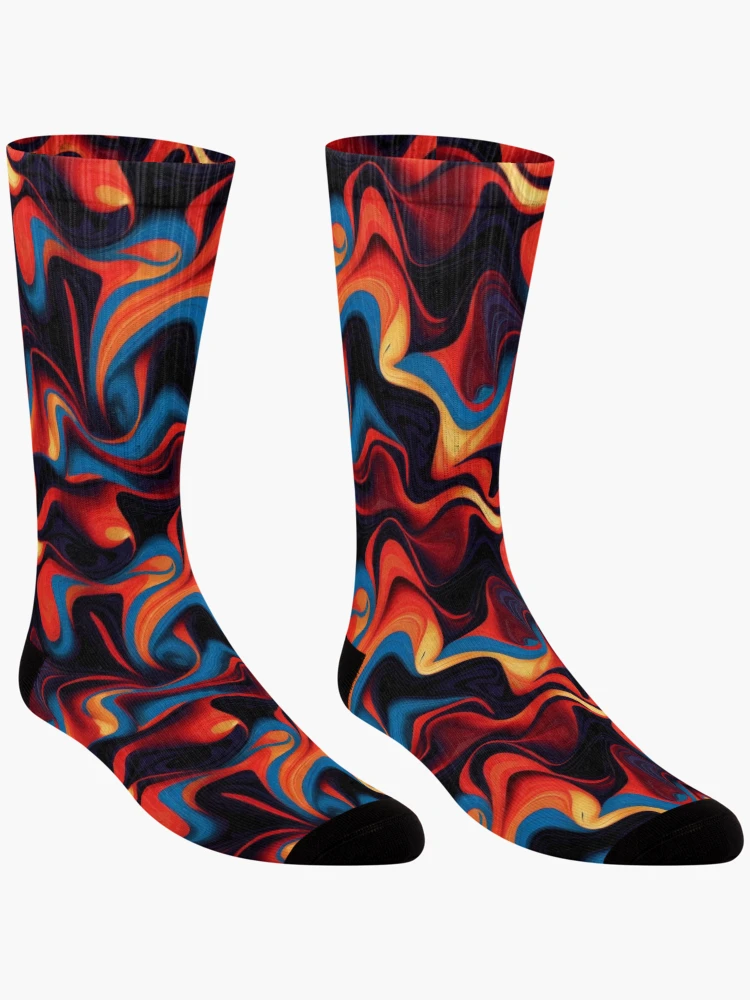Thumbnail 3 of 5, Socks, Color Combination Pattern designed and sold by BuraxisDesigns.