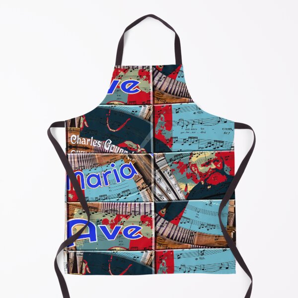 Item preview, ATTRACTIVE PORTRAIT OF CHARLES GOUNOD - MUSICIAN COMPOSER - ABSTRACT ORGAN ON MUSICAL SCORE - FAMOUS ARIA AVE MARIA - FUNNY MUSIC SCORE AVE MARIA PATCHWORK PATTERN - GREAT GIFT FOR ORGANIST designed and sold by Ralek.