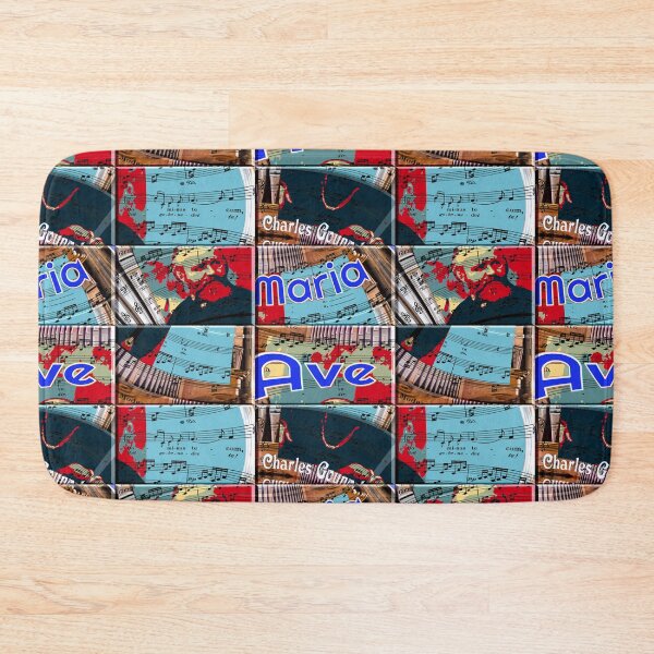 Item preview, ATTRACTIVE PORTRAIT OF CHARLES GOUNOD - MUSICIAN COMPOSER - ABSTRACT ORGAN ON MUSICAL SCORE - FAMOUS ARIA AVE MARIA - FUNNY MUSIC SCORE AVE MARIA PATCHWORK PATTERN - GREAT GIFT FOR ORGANIST designed and sold by Ralek.