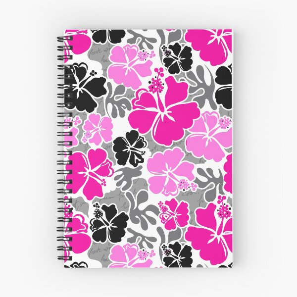 Item preview, Akahai Hawaiian Hibiscus Tropical Floral - Pink & Black designed and sold by DriveIndustries.
