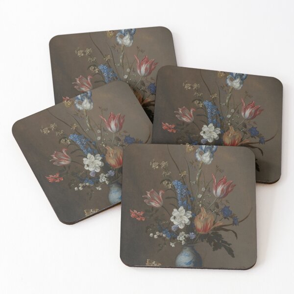 Item preview, Flowers in a Wan-Li Vase, with Shells by Balthasar van der Ast designed and sold by linggalibrary.