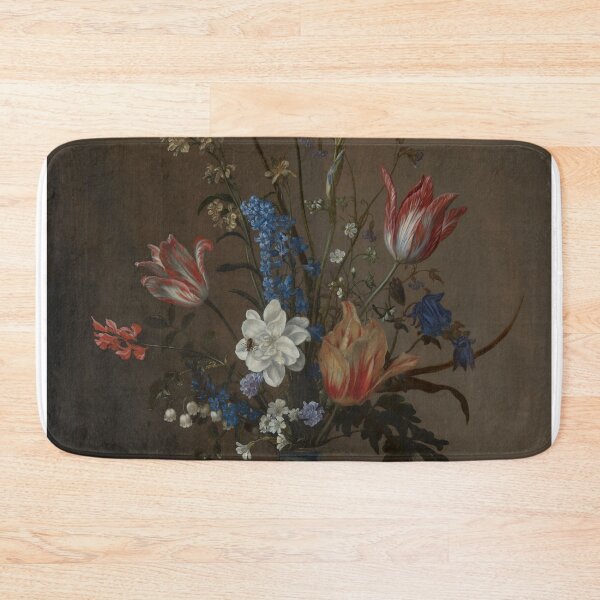 Artikelvorschau, Blumen in einer Wan-Li-Vase mit Muscheln von Balthasar van der Ast entworfen und verkauft von linggalibrary.