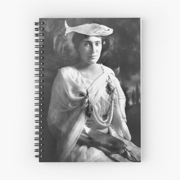 Item preview, Classy Woman Wearing A Fish Hat - 1914 designed and sold by warishellstore.