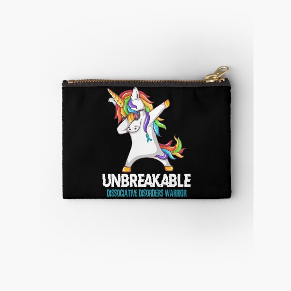 Item preview, Dissociative Disorders Awareness - Unicorn Dissociative Disorders Warrior Ribbon UNBREAKABLE designed and sold by Fernandezf.