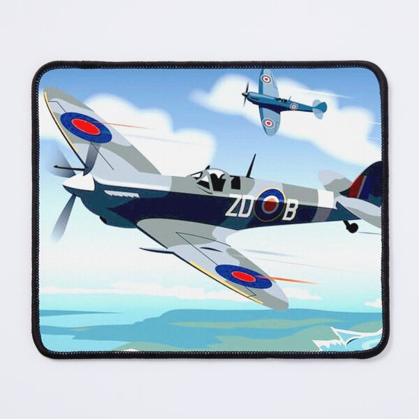 Item preview, SPITFIRE : Solent Supermarine WW Two Fighter Plane designed and sold by posterbobs.