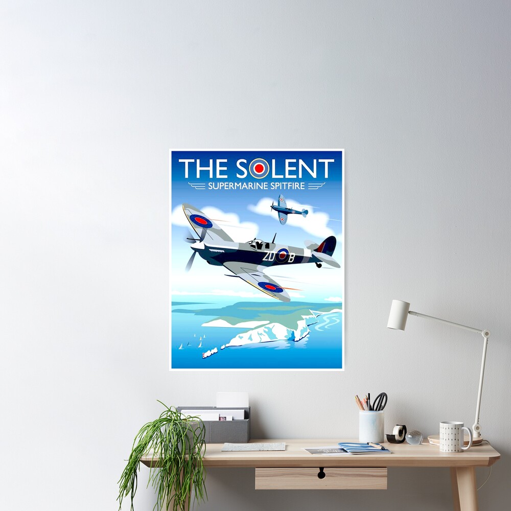 Spitfire Fighter Plane Poster, Sky Airline Peru Review