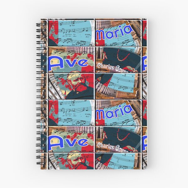 Item preview,  ATTRACTIVE PORTRAIT OF CHARLES GOUNOD - MUSICIAN COMPOSER - ABSTRACT ORGAN ON MUSICAL SCORE - FAMOUS ARIA AVE MARIA - FUNNY MUSIC SCORE AVE MARIA PATCHWORK PATTERN - GREAT GIFT FOR ORGANIST designed and sold by Ralek.