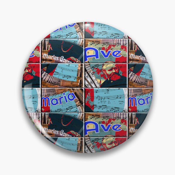Item preview,  ATTRACTIVE PORTRAIT OF CHARLES GOUNOD - MUSICIAN COMPOSER - ABSTRACT ORGAN ON MUSICAL SCORE - FAMOUS ARIA AVE MARIA - FUNNY MUSIC SCORE AVE MARIA PATCHWORK PATTERN - GREAT GIFT FOR ORGANIST designed and sold by Ralek.