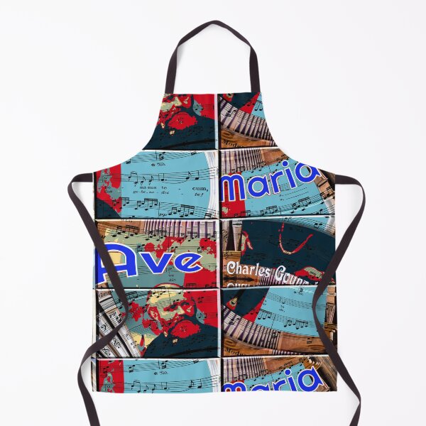 Item preview, ATTRACTIVE PORTRAIT OF CHARLES GOUNOD - MUSICIAN COMPOSER - ABSTRACT ORGAN ON MUSICAL SCORE - FAMOUS ARIA AVE MARIA - FUNNY MUSIC SCORE AVE MARIA PATCHWORK PATTERN - GREAT GIFT FOR ORGANIST designed and sold by Ralek.