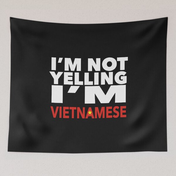 Item preview, Vietnamese  gift - i'm not yelling, i'm Vietnamese - Vietnamese gifts - Vietnamese flag - Vietnam Gift - Vietnamese Decor designed and sold by babaorum.