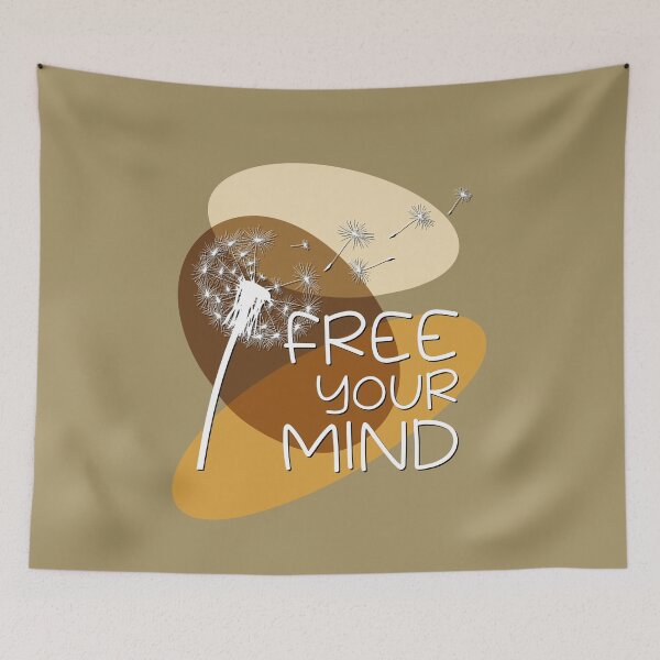 Item preview, Free your mind boho artwork  designed and sold by TipTopTapo.
