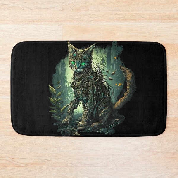 Item preview, Scifi Biology Cat designed and sold by 9LivesCats.