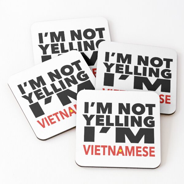 Item preview, Vietnamese  gift - i'm not yelling, i'm Vietnamese - Vietnamese gifts - Vietnamese flag - Vietnam Gift - Vietnamese Decor designed and sold by babaorum.