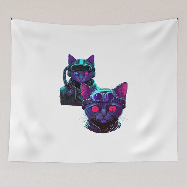Item preview, Cyber Cats designed and sold by FeelinGGo ✅.