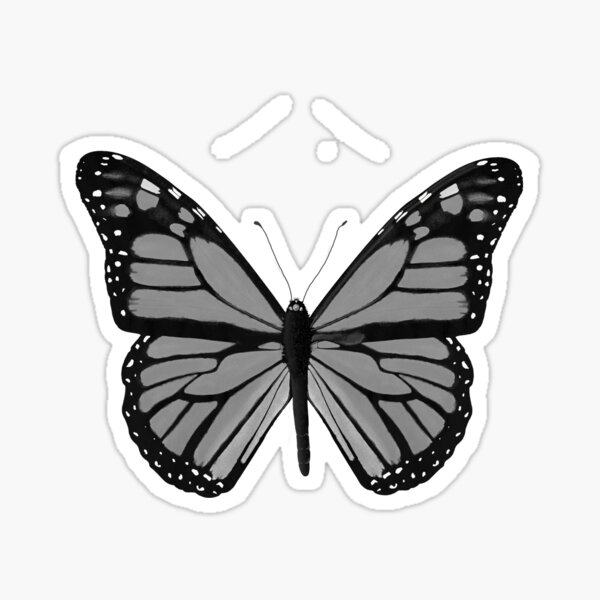 Monarch Butterfly Sticker For Sale By Kamkrishnan Redbubble 