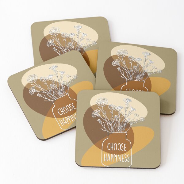 Item preview, Choose happiness boho artwork  designed and sold by TipTopTapo.
