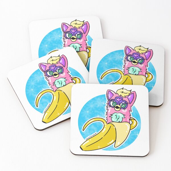 Item preview, banana furby designed and sold by sminismono.