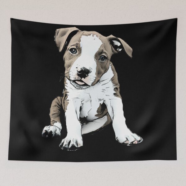 Item preview, Adorable Amstaff Puppy designed and sold by NiftyTees.