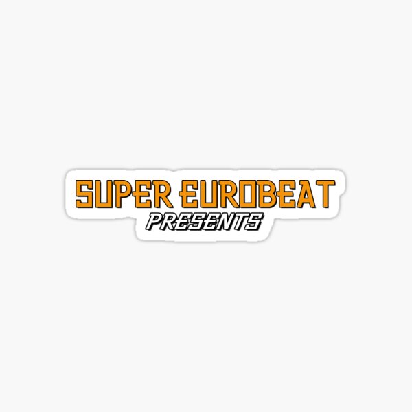 SUPER EUROBEAT PRESENTS V2 Sticker