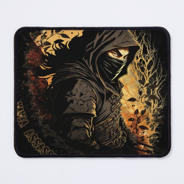 Item preview, Ninja Assassin Vector art syle designed and sold by Abili-Tees.