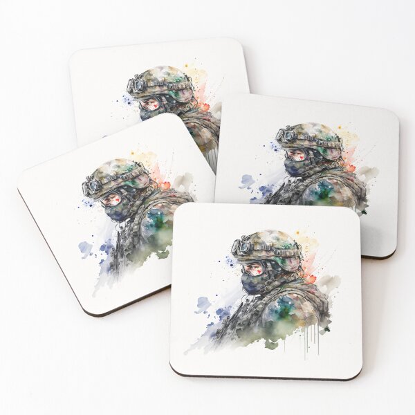 Item preview, Soldier Watercolor designed and sold by RandomReviews.
