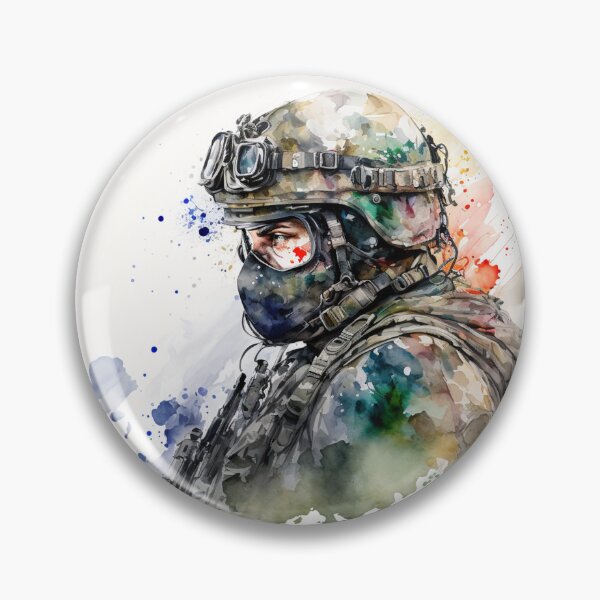 Item preview, Soldier Watercolor designed and sold by RandomReviews.