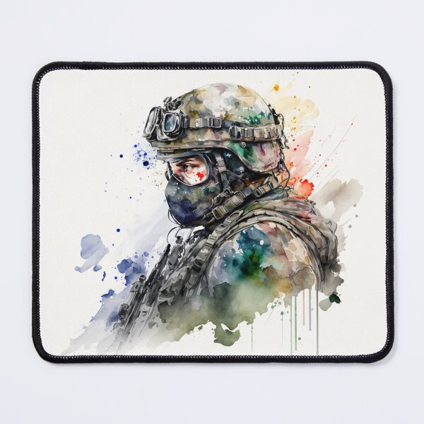 Item preview, Soldier Watercolor designed and sold by RandomReviews.