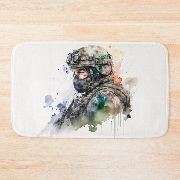 Item preview, Soldier Watercolor designed and sold by RandomReviews.