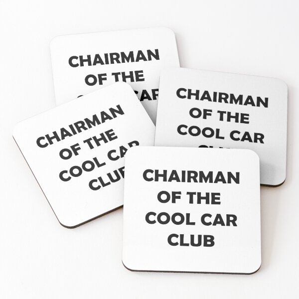 Item preview, CHAIRMAN OF THE COOL CAR CLUB designed and sold by DomGDesign.