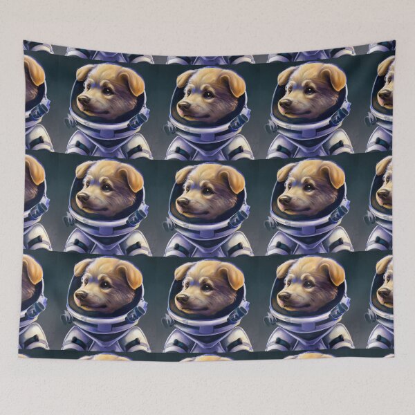 Item preview, Astronaut Golden Retriever Puppy in a Spacesuit  designed and sold by Lilieae.