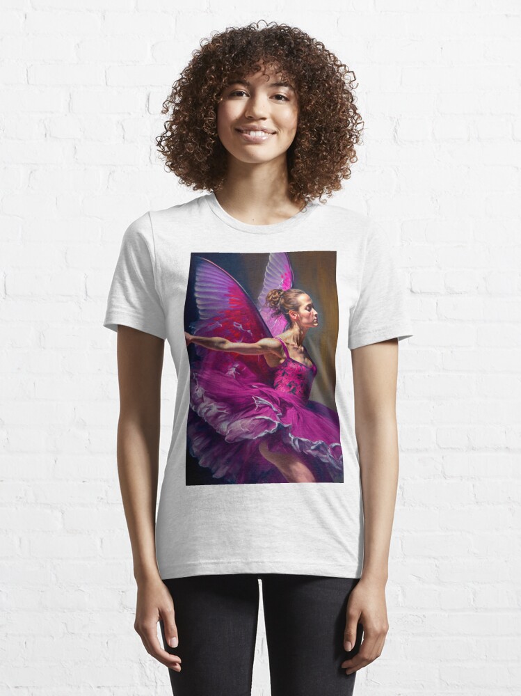 Empty reference ballet oil painting shirt, Lightly