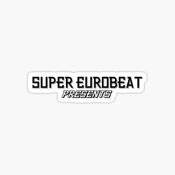 SUPER EUROBEAT PRESENTS V4 Sticker