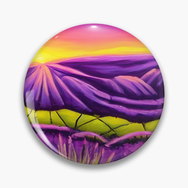 Artikelvorschau, Lila Lavendel-Sonnenuntergang-Glühen-Landschaftskunst, Lavendel-Kunst, Gebirgssonnenuntergang-ART entworfen und verkauft von viewgraphics.
