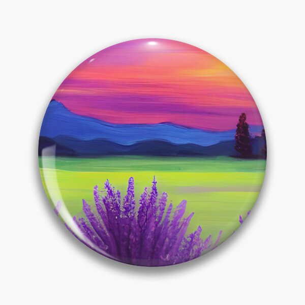 Artikelvorschau, Lila Lavendel-Sonnenuntergang-Glühen-Landschaftskunst, Lavendel-Kunst, Gebirgssonnenuntergang-ART entworfen und verkauft von viewgraphics.