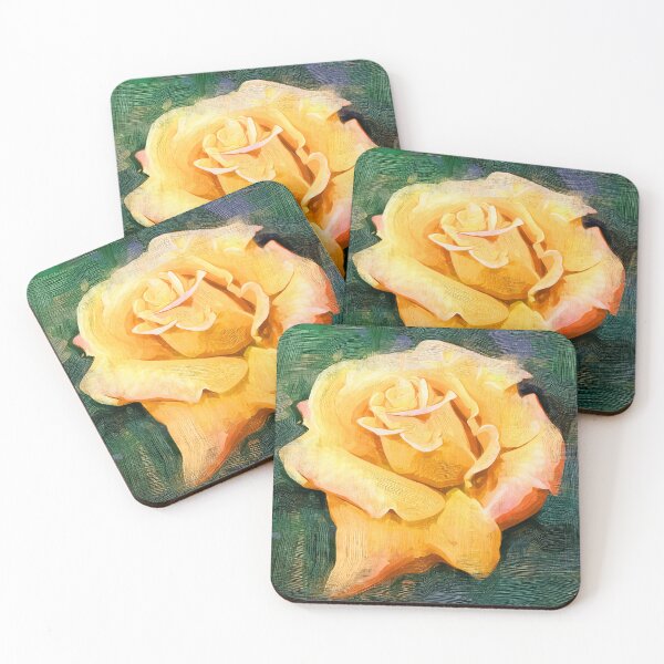 Item preview, Yellow Rose Bloom In Oil designed and sold by KirtTisdale.