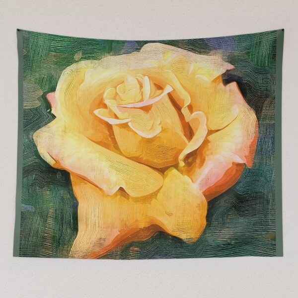 Item preview, Yellow Rose Bloom In Oil designed and sold by KirtTisdale.