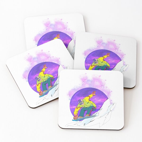 Item preview, NIGHT SNOWBOARDING designed and sold by NappyOwl.