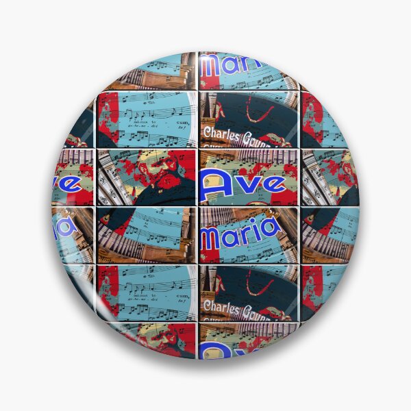 Item preview, ATTRACTIVE PORTRAIT OF CHARLES GOUNOD - MUSICIAN COMPOSER - ABSTRACT ORGAN ON MUSICAL SCORE - FAMOUS ARIA AVE MARIA - FUNNY MUSIC SCORE AVE MARIA PATCHWORK PATTERN - GREAT GIFT FOR ORGANIST designed and sold by Ralek.