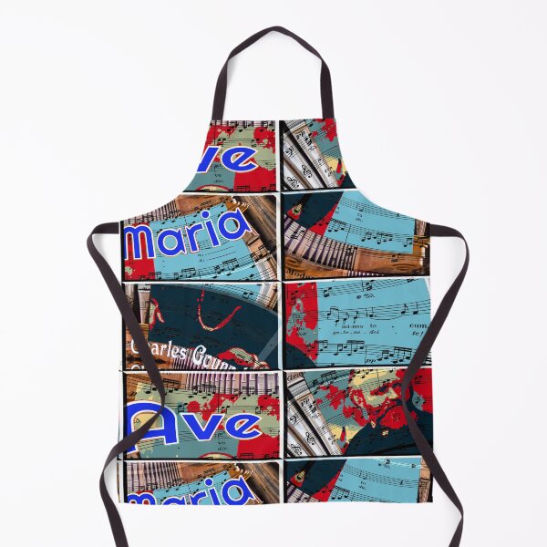 Item preview, ATTRACTIVE PORTRAIT OF CHARLES GOUNOD - MUSICIAN COMPOSER - ABSTRACT ORGAN ON MUSICAL SCORE - FAMOUS ARIA AVE MARIA - FUNNY MUSIC SCORE AVE MARIA PATCHWORK PATTERN - GREAT GIFT FOR ORGANIST designed and sold by Ralek.