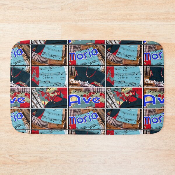 Item preview, ATTRACTIVE PORTRAIT OF CHARLES GOUNOD - MUSICIAN COMPOSER - ABSTRACT ORGAN ON MUSICAL SCORE - FAMOUS ARIA AVE MARIA - FUNNY MUSIC SCORE AVE MARIA PATCHWORK PATTERN - GREAT GIFT FOR ORGANIST designed and sold by Ralek.