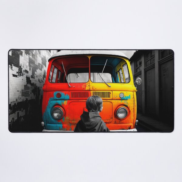 Item preview, Life in Colour - Painted Van designed and sold by AICreateWorlds.