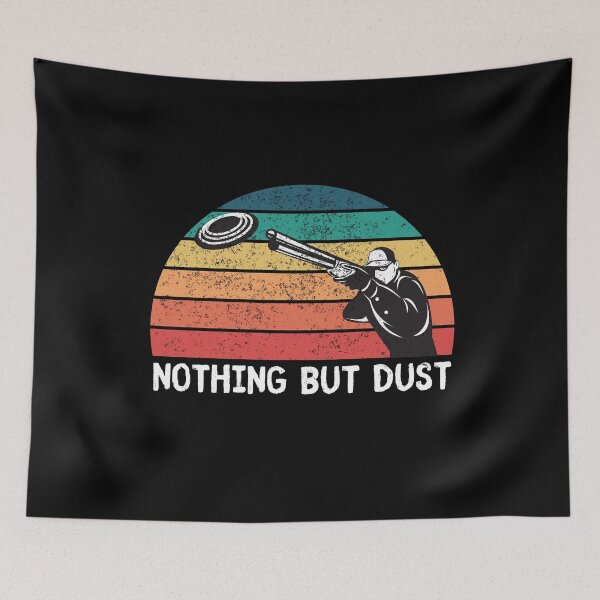 Item preview, Skeet Shooting Trap Sporting Clay Target Vintage Sunset Nothing But Dust designed and sold by MacAndMoose.