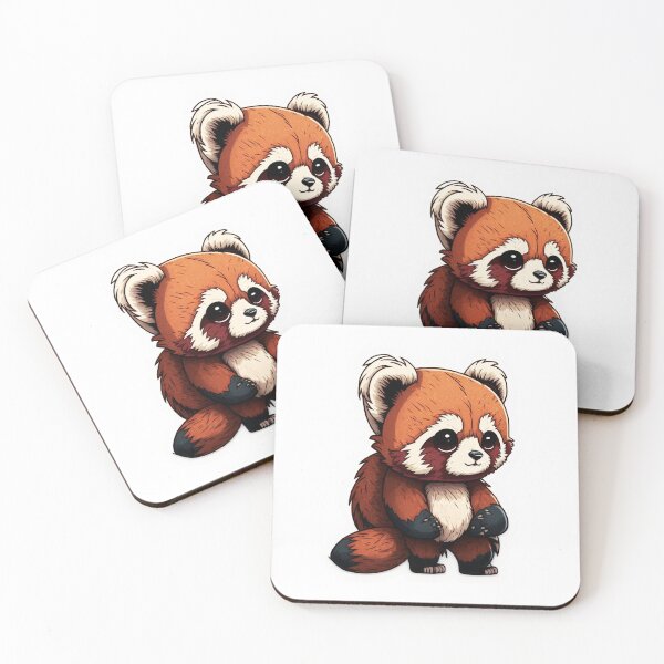 Item preview, Cute rede panda sticker designed and sold by Victorsju.