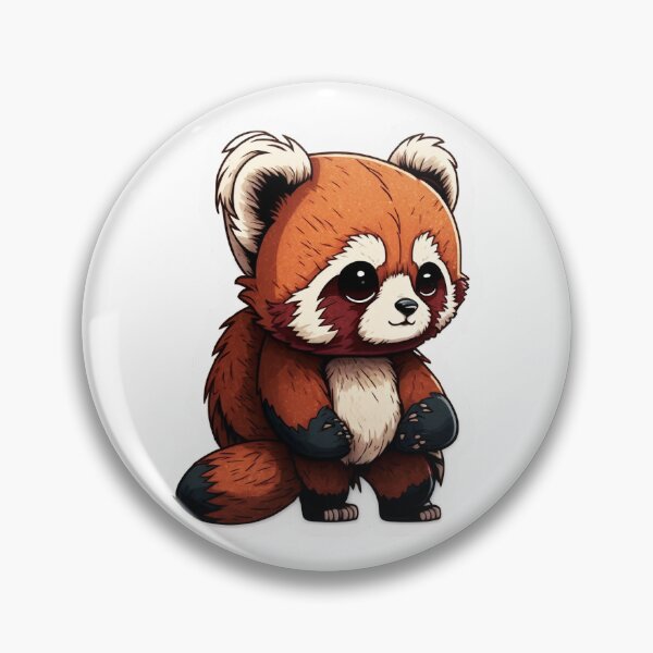 Item preview, Cute rede panda sticker designed and sold by Victorsju.