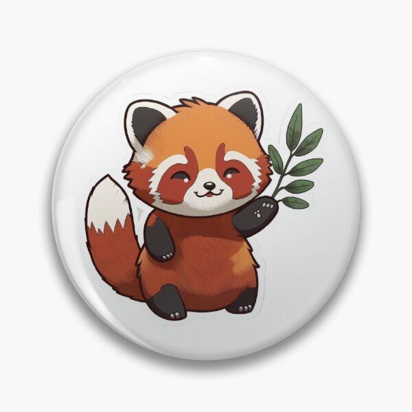 Item preview, Cute rede panda sticker designed and sold by Victorsju.